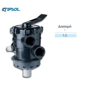 Πολυσταδιακή βάνα Top Χειροκίνητη 6 θέσεων Krip