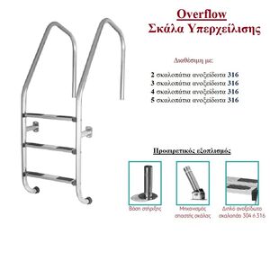 Overflow Σκάλα Υπερχείλισης INOX 316 της Kripsol