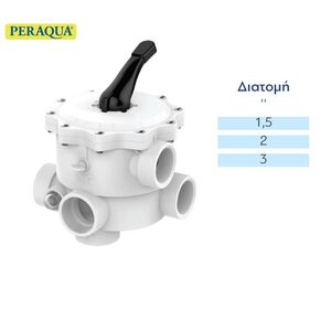 Πολυσταδιακή βάνα Side Χειροκίνητη 6 θέσεων Per