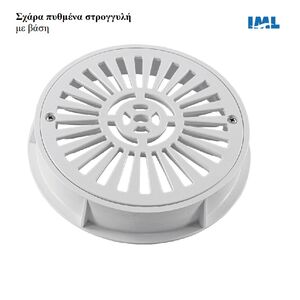 Σχάρα πυθμένα στρογγυλή με βάση της IML